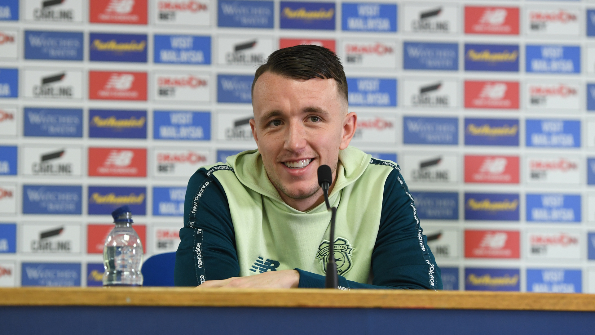 David Turnbull speaks to the press