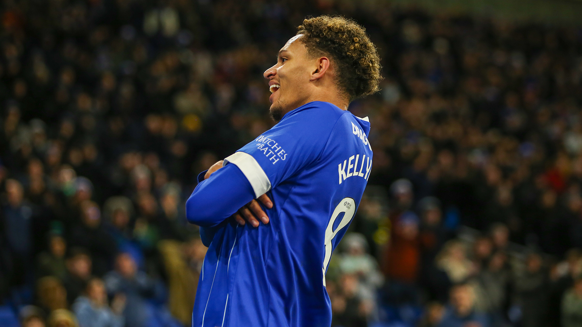 Omari Kellyman in action for Cardiff City FC