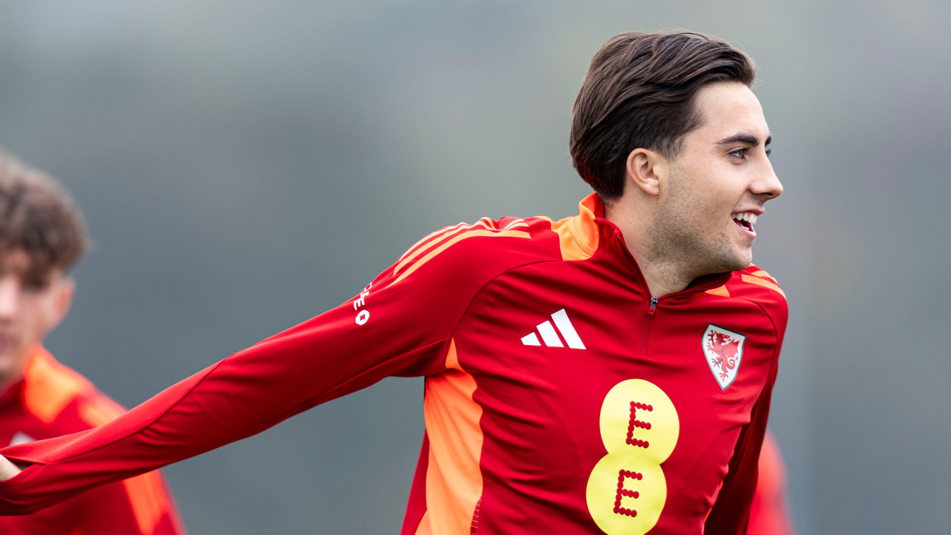 Joel Colwill on international duty.