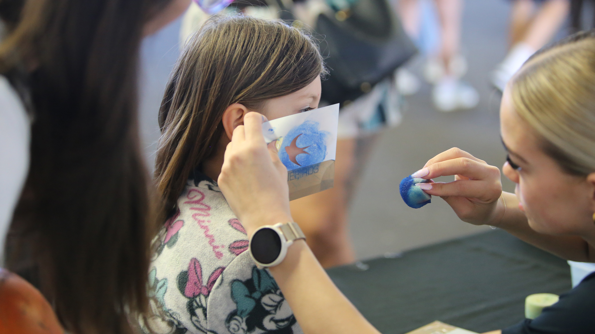 City fans in the concourse