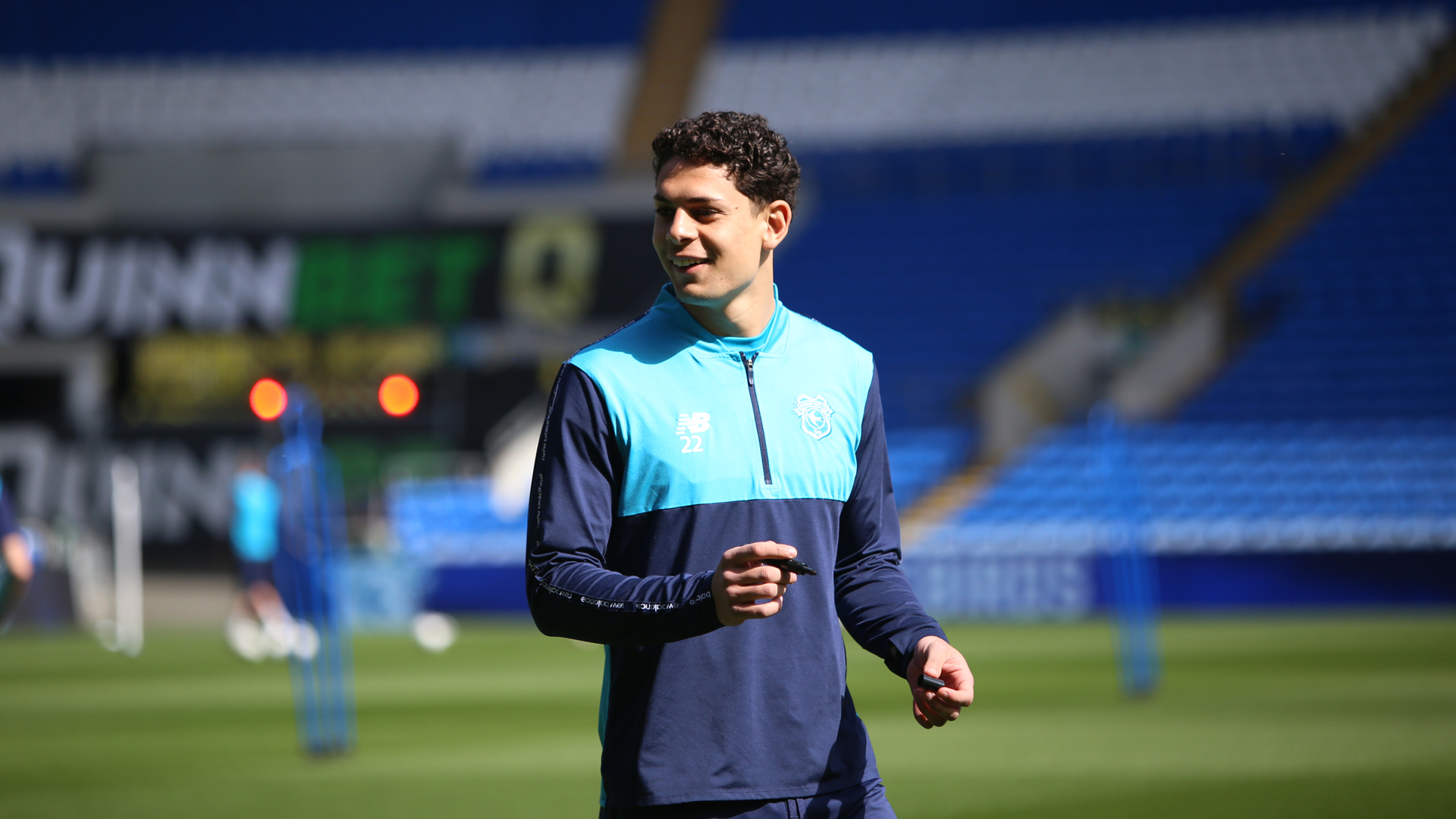 Yousef Salech in training