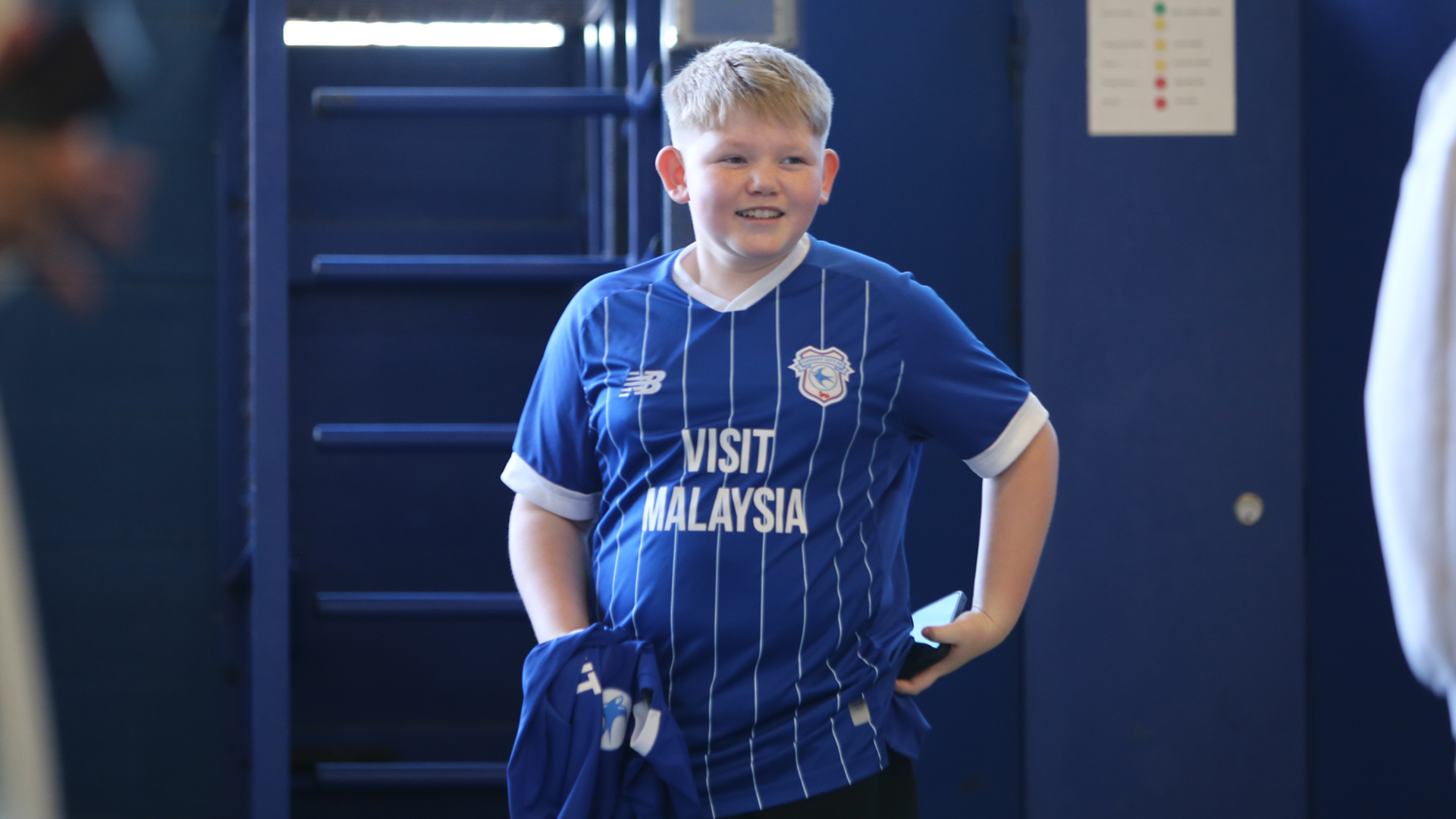 City fans in the concourse