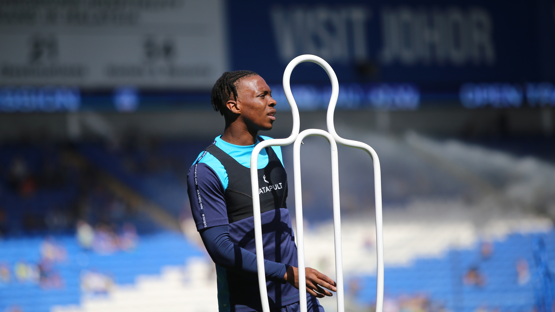 Ronan Kpakio in training