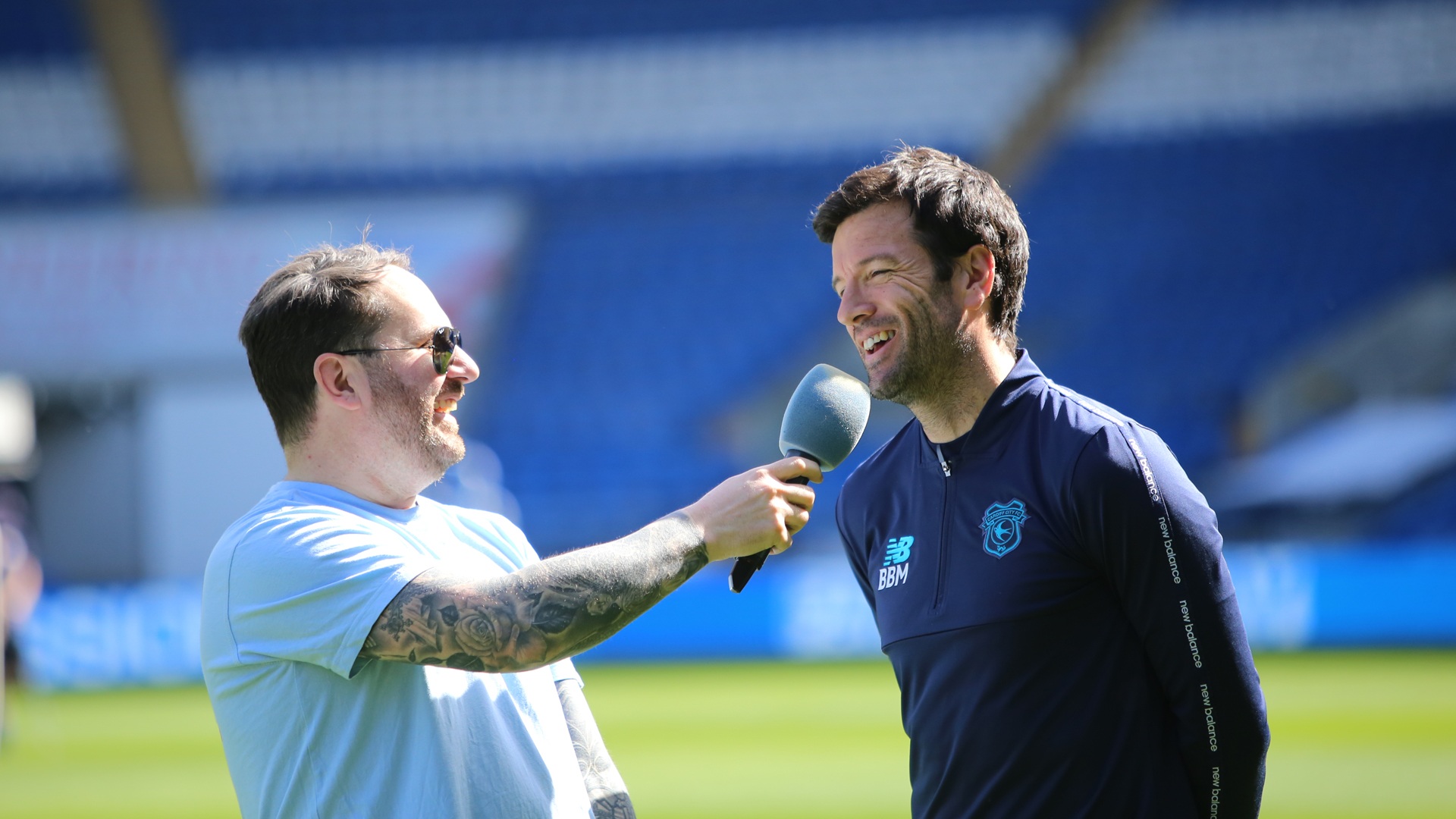 Brian Barry-Murphy being interviewed