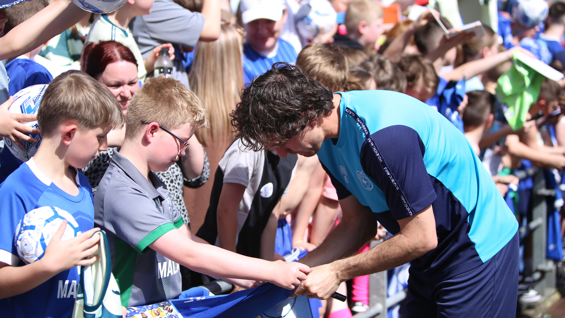 Ryan Wintle meets the City fans