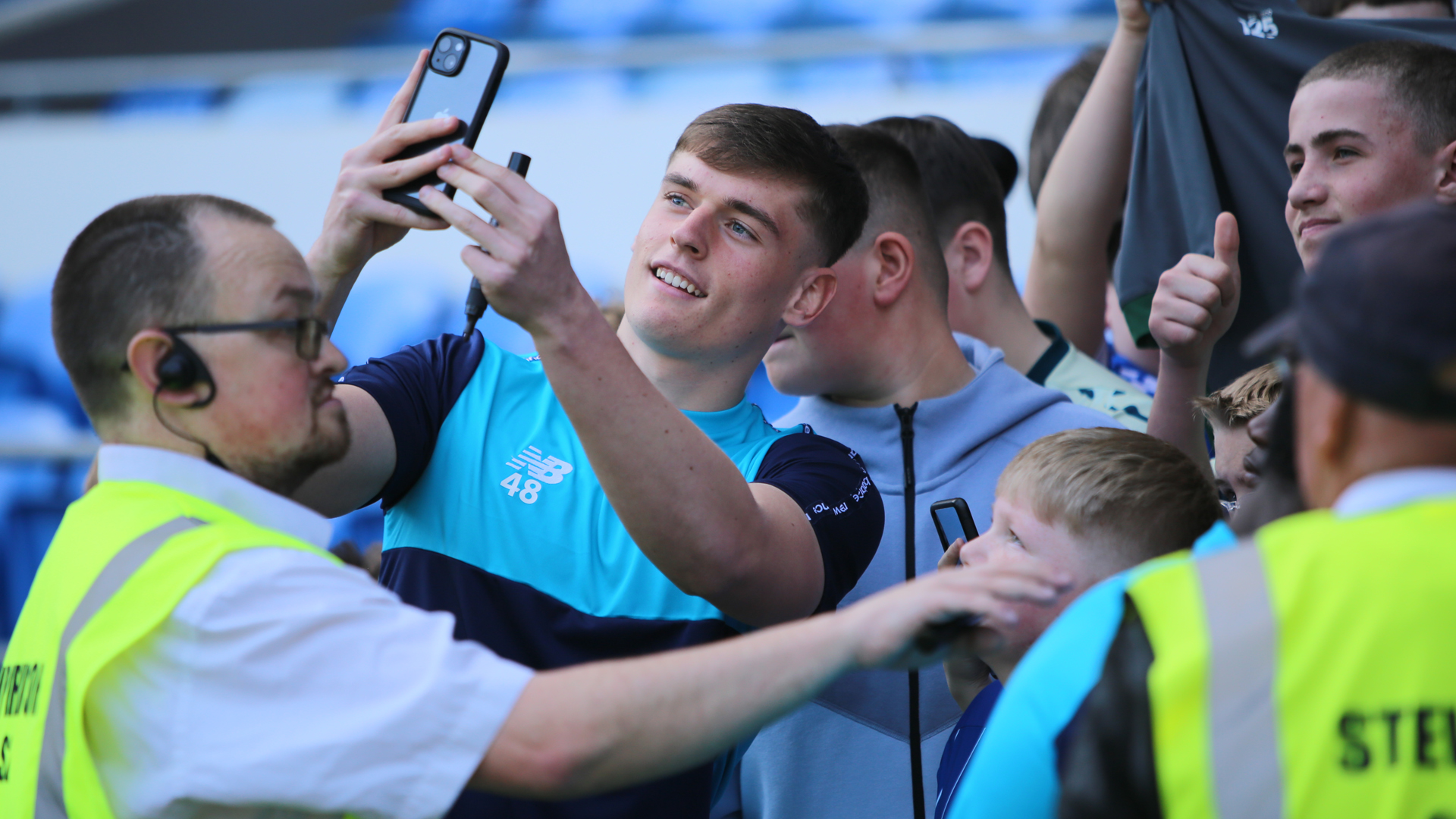 Dylan Lawlor meets the City fans