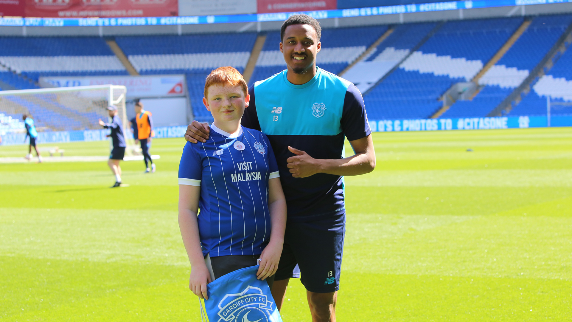 Nathan Trott meets the City fans
