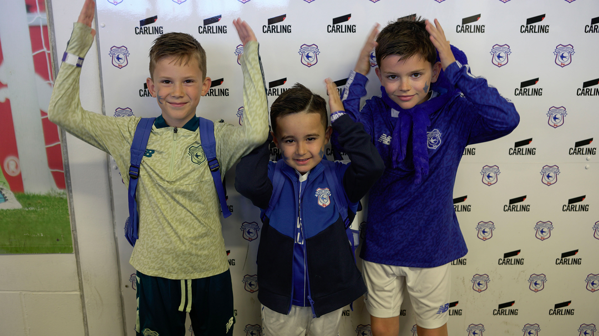 Bluebirds fans at Cardiff City Stadium