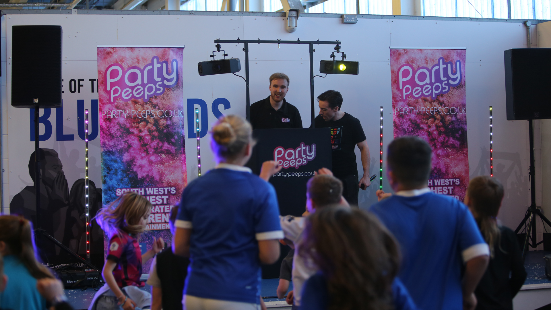 City fans in the concourse