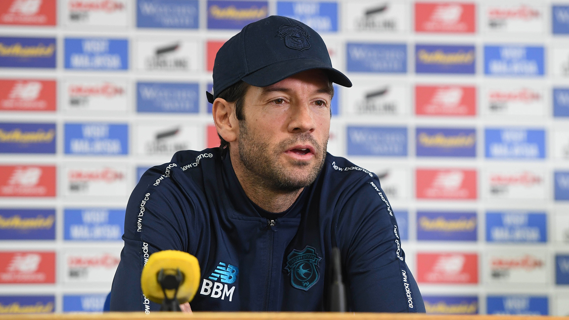 BBM talks to the press ahead of City vs. Bolton Wanderers.