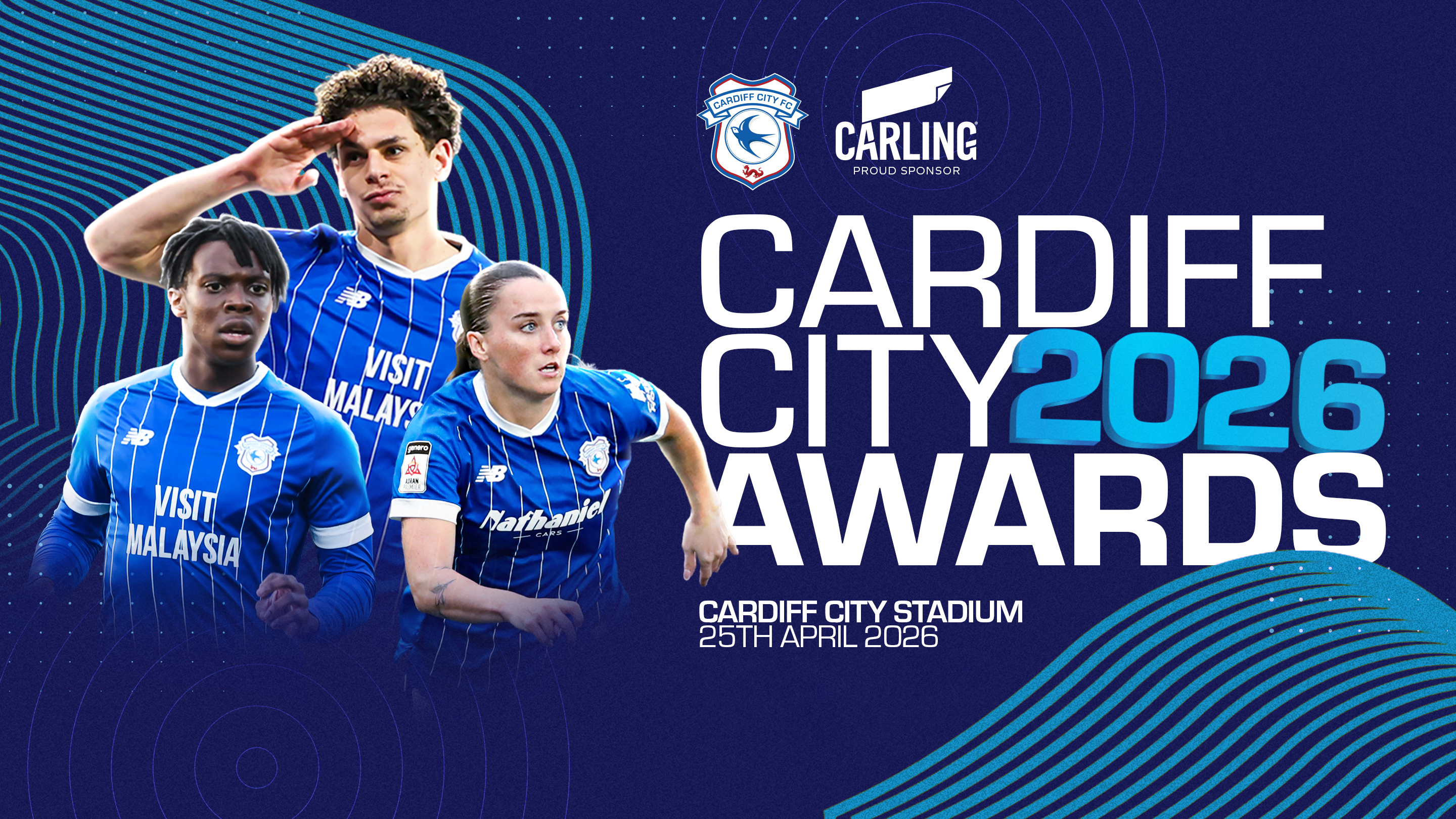 Cardiff City FC Awards graphic.