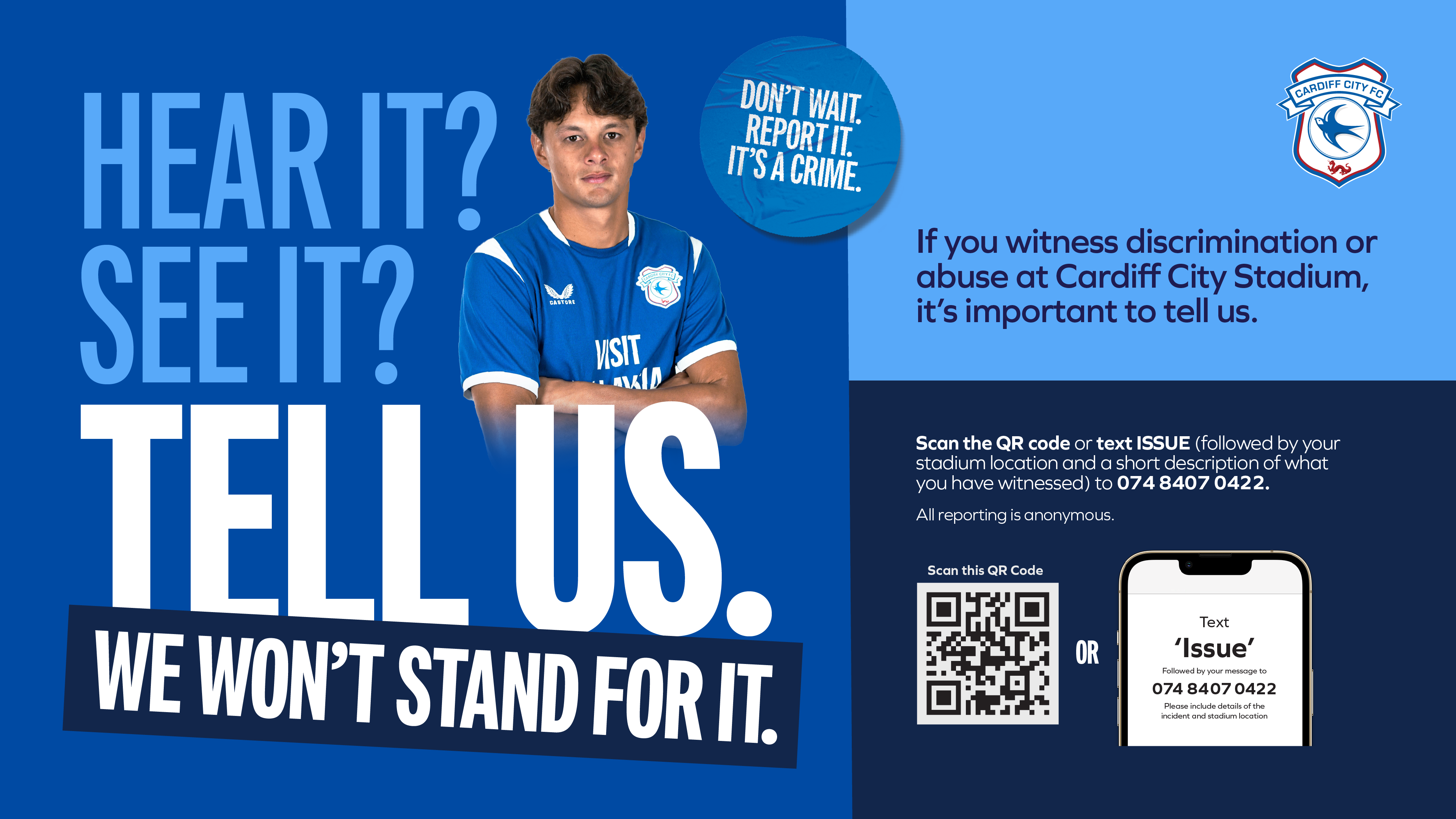 We Won't Stand For It.