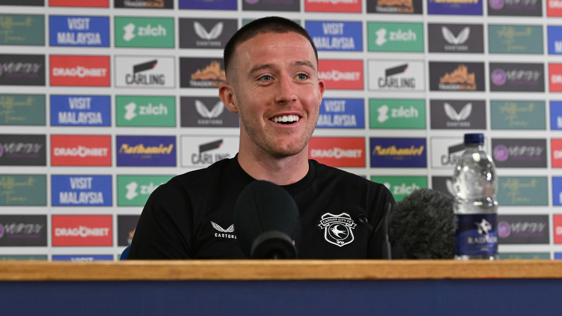 Jack Moylan speaks with the press.