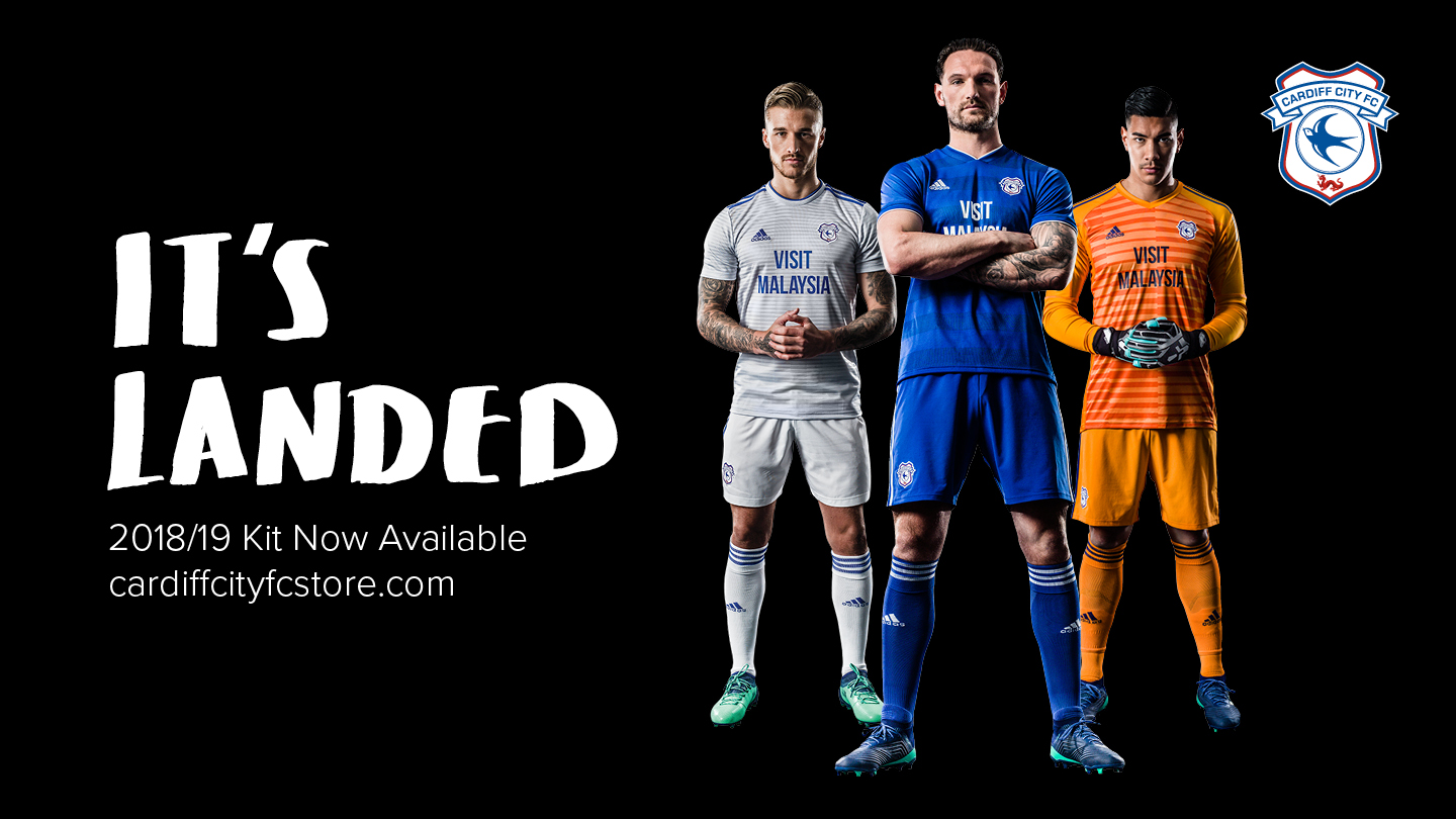 Cardiff City 2018/19 Home Kit for Premier League Return - FOOTBALL FASHION