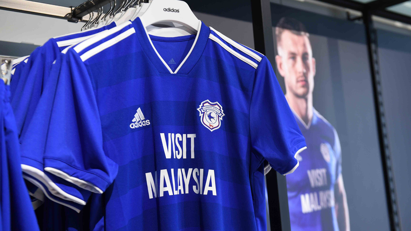 CULT KITS - 2018/19 CARDIFF RICHARDS #6 *MATCH ISSUE* HOME SHIRT