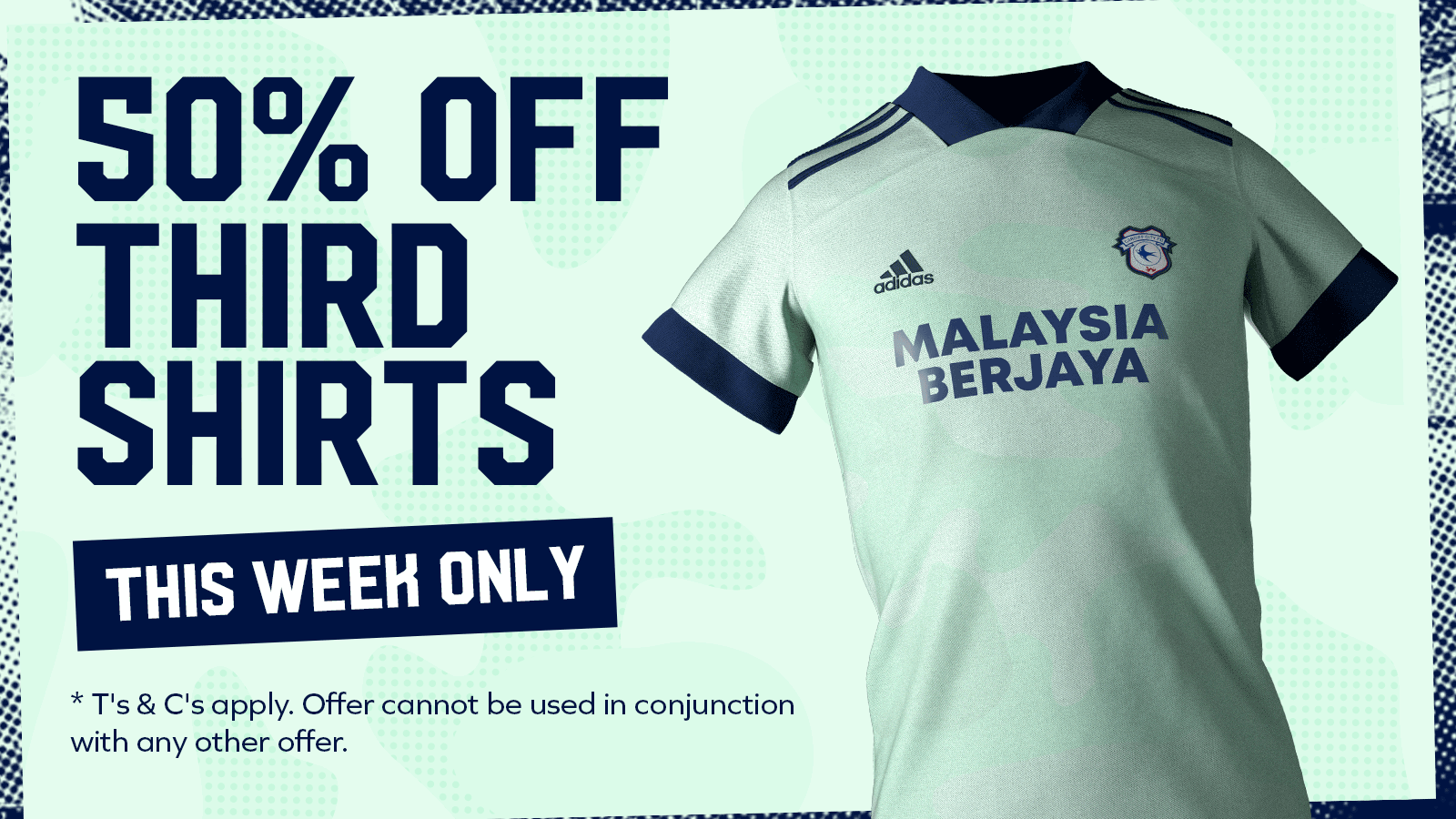 Get 50% off our Third Shirts!