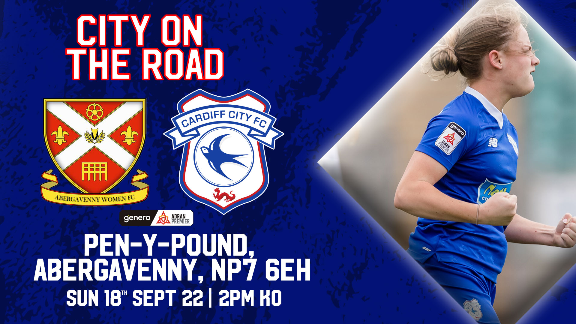 The Bluebirds head to Abergavenny on Sunday...