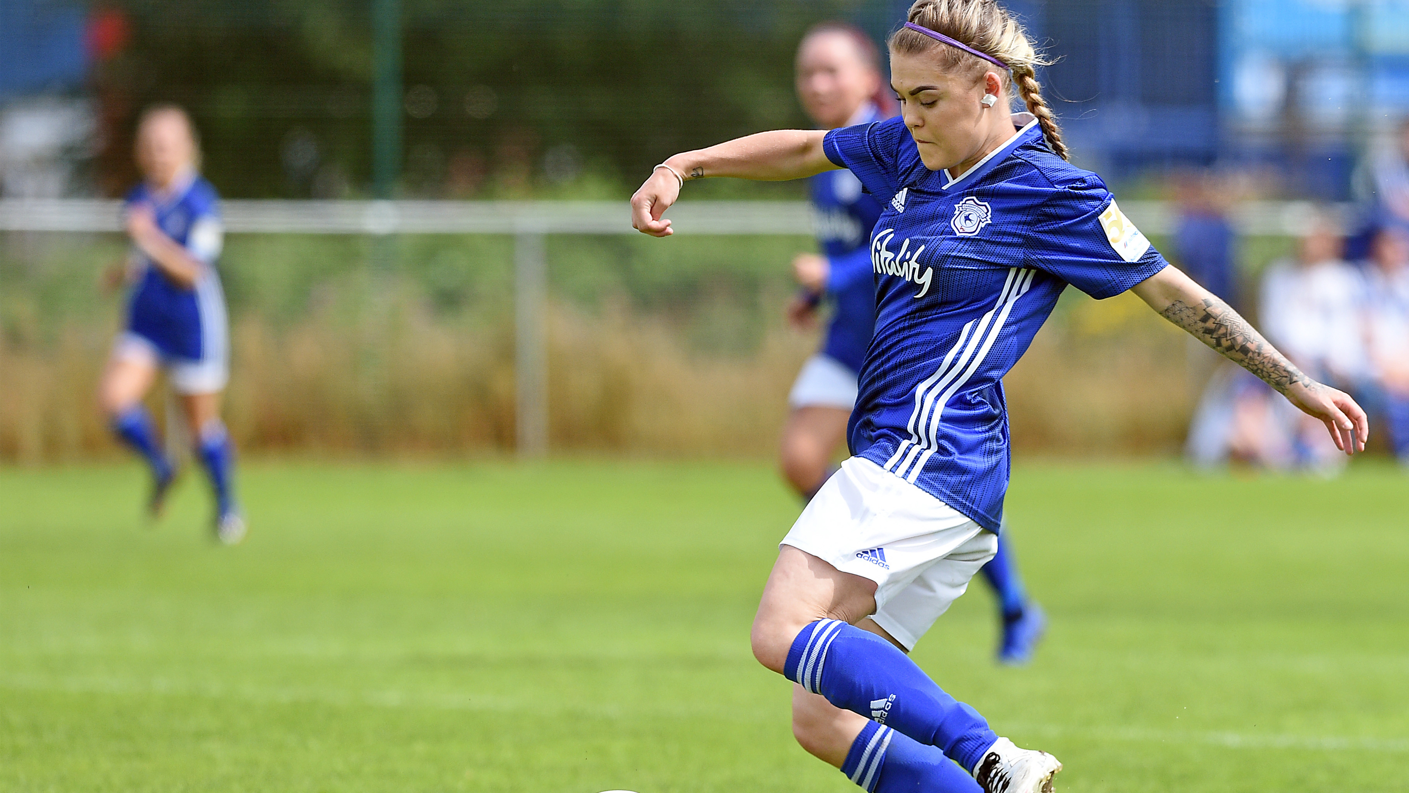 Murphy, who netted twice, against Briton Ferry...