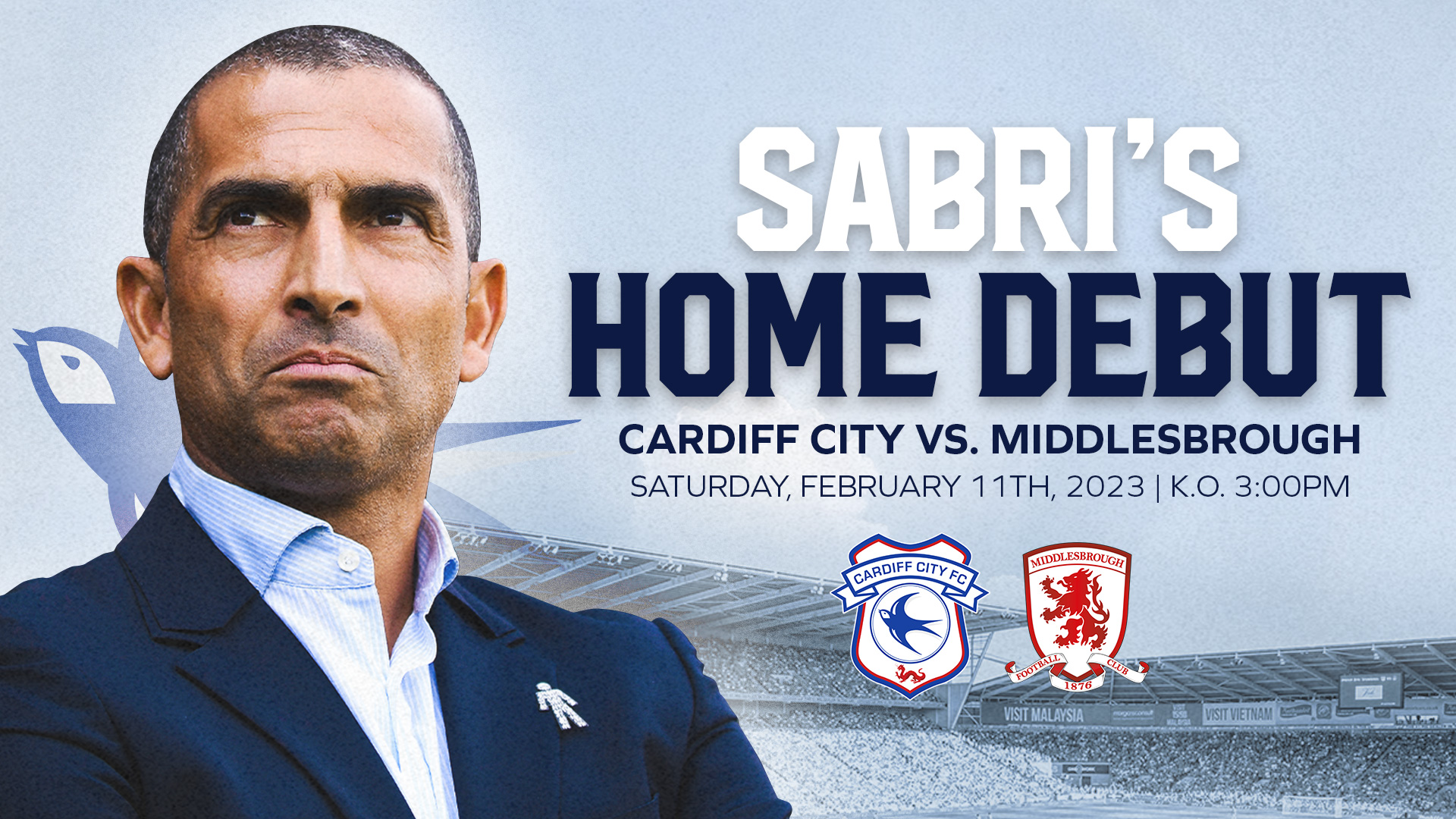 Join us for Sabri's home debut next week...