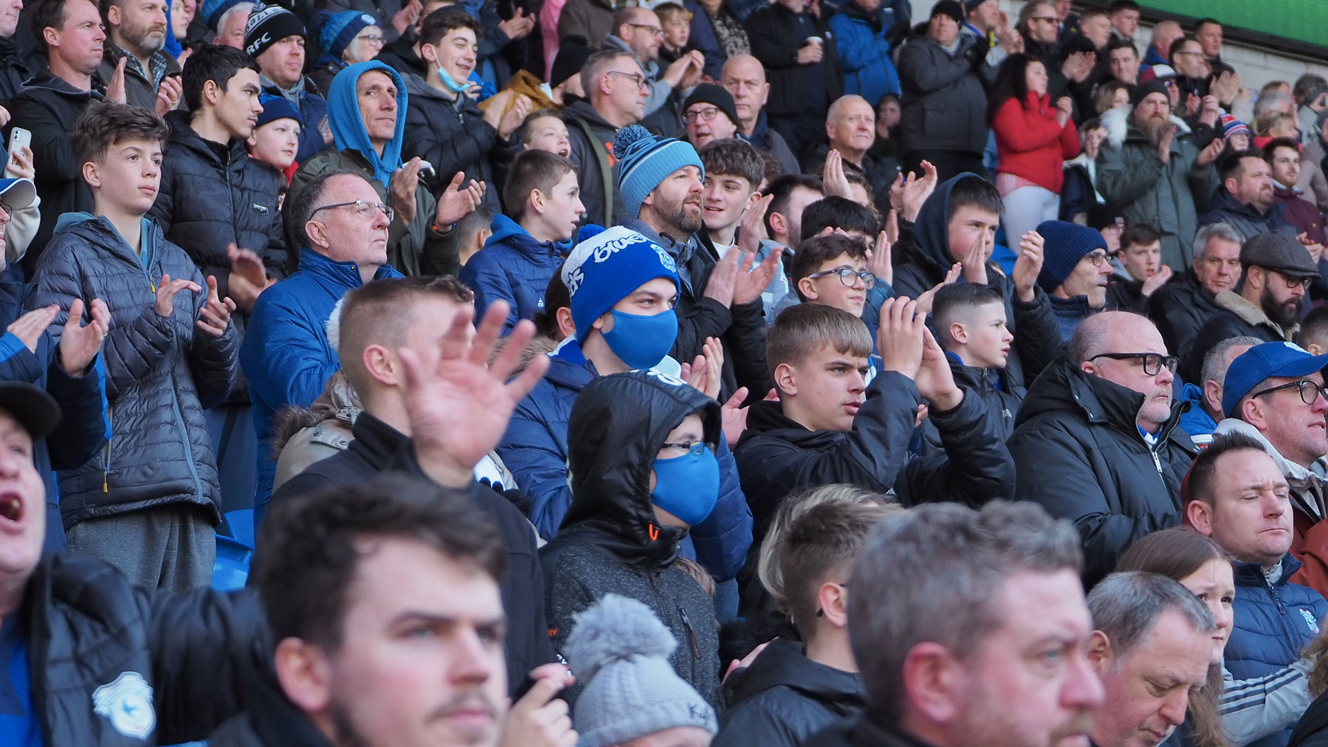 The Bluebirds fans will be back at CCS on Tuesday night...