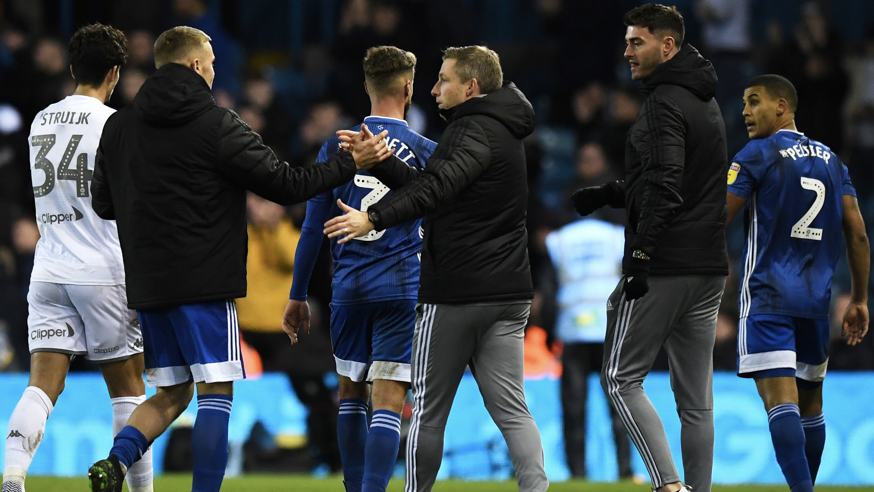 Neil Harris after the draw at Leeds United...