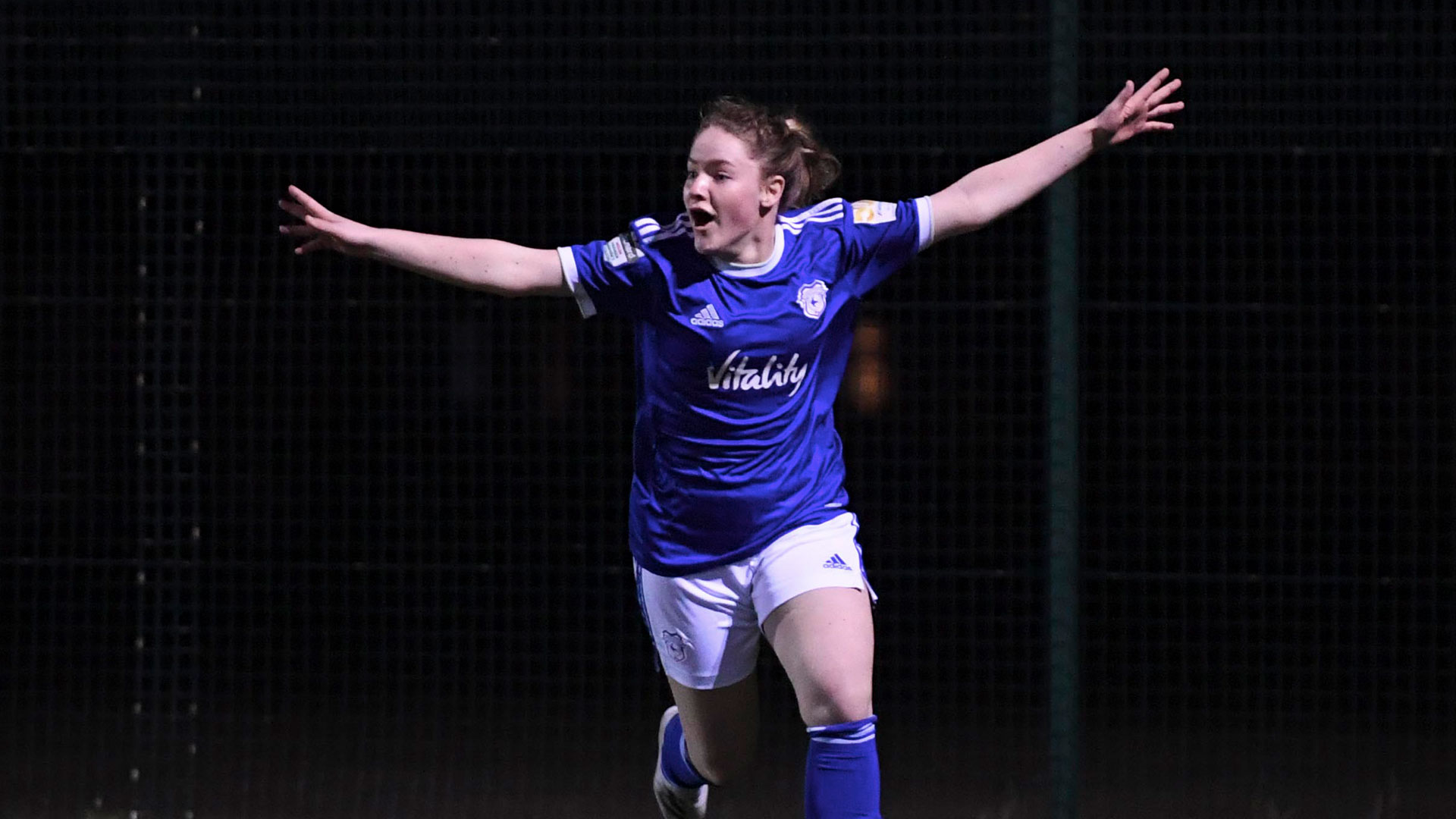 Phoebie Poole, scorer of a stunner against Cardiff Met, which won #ClubGOTM...
