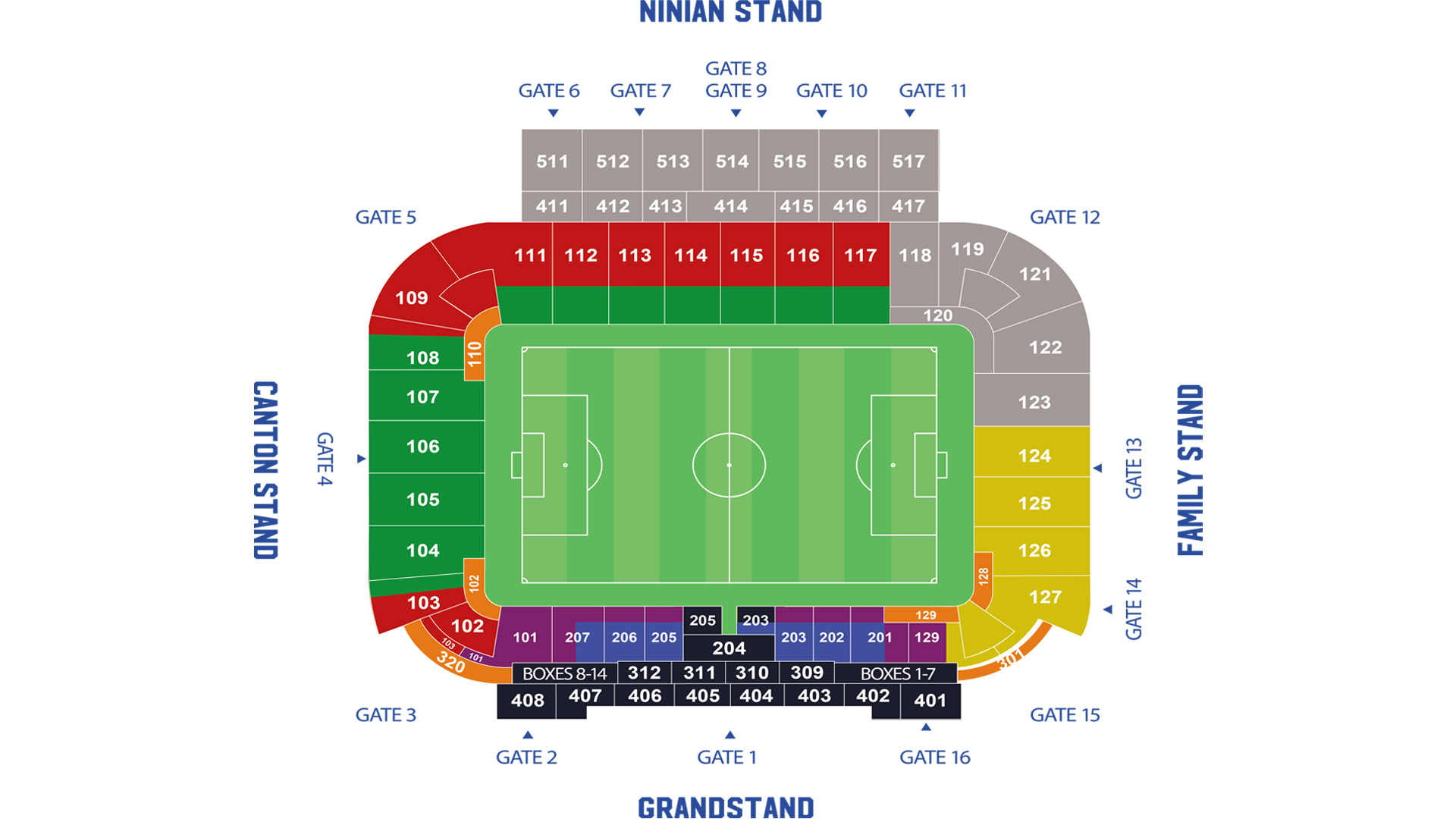 Cardiff City Stadium map