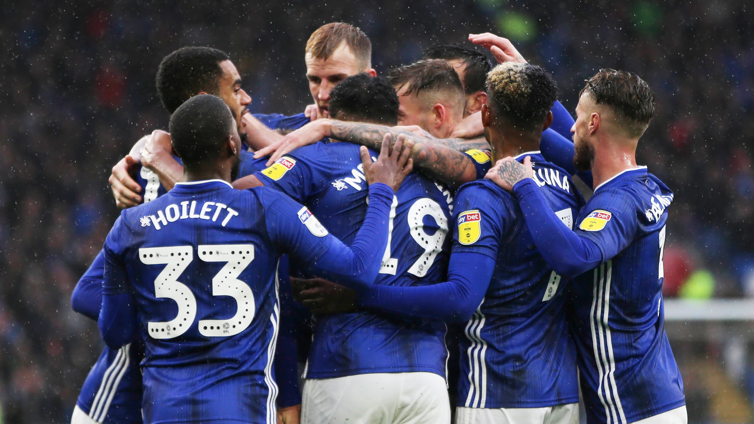 The team celebrate at hard fought three points at CCS...