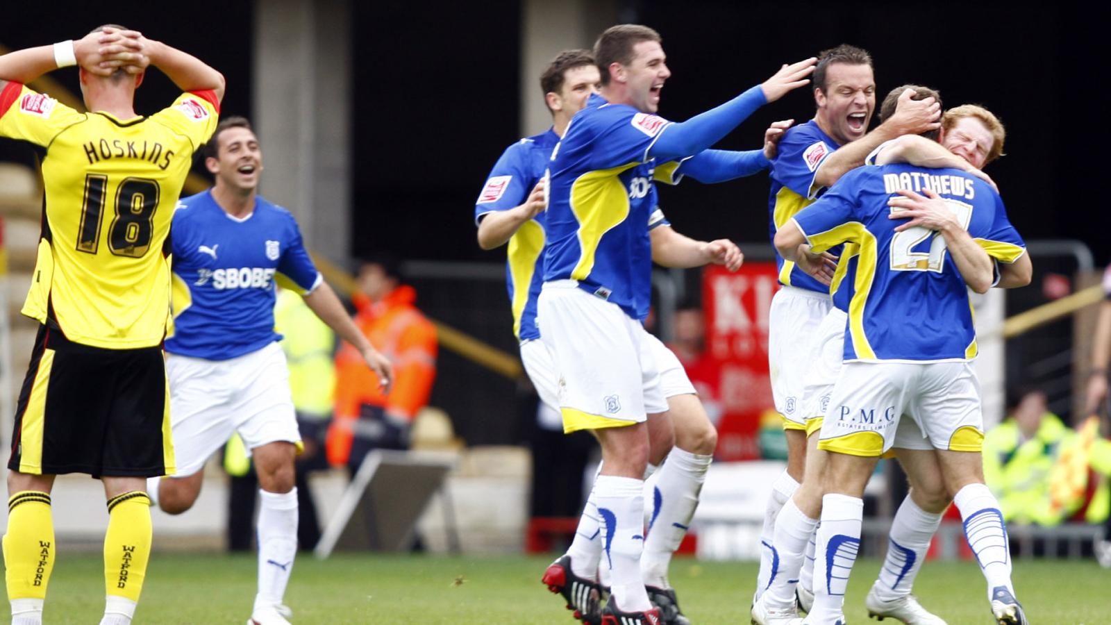 Days Gone By Watford vs. Cardiff City Cardiff