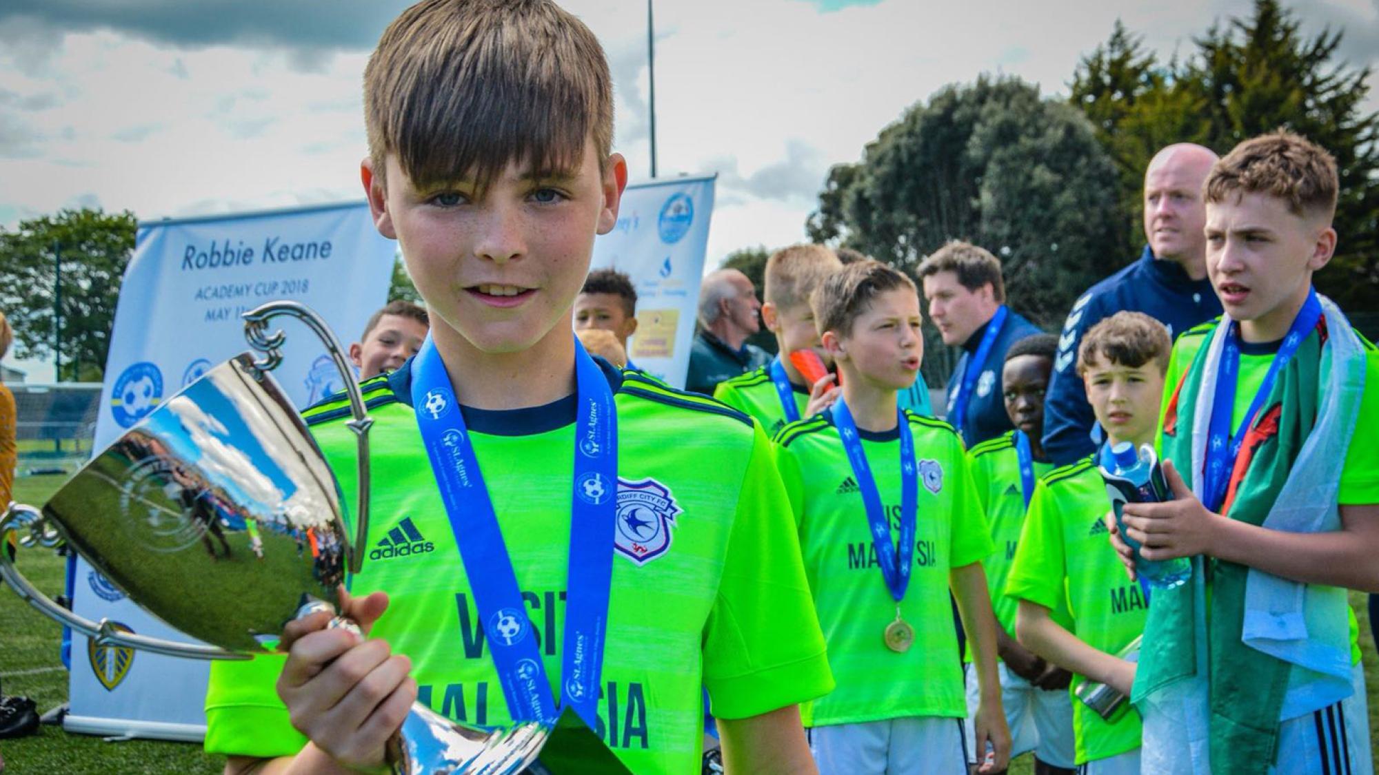 Young Bluebirds' Robbie Keane Cup success | Cardiff