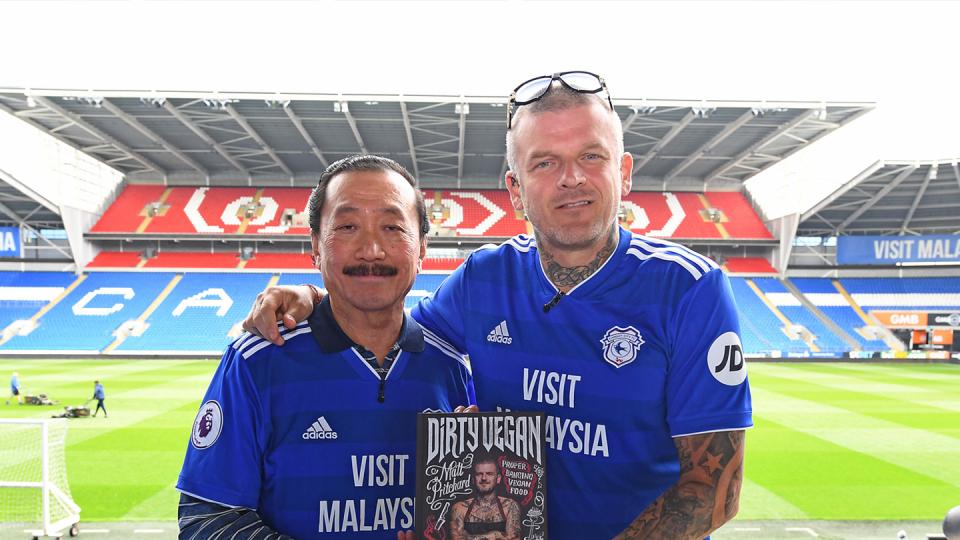 Tan Sri Vincent Tan with Matt Pritchard