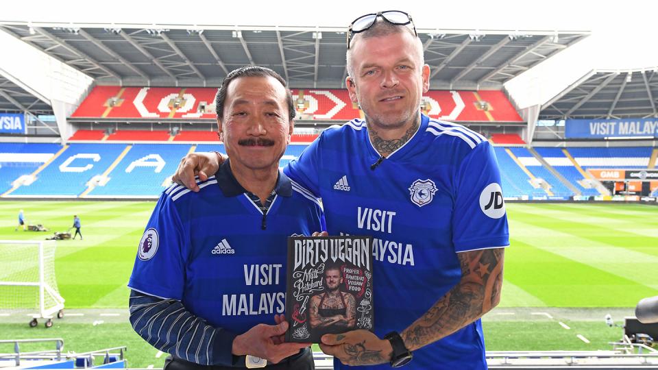 Tan Sri Vincent Tan with Matt Pritchard
