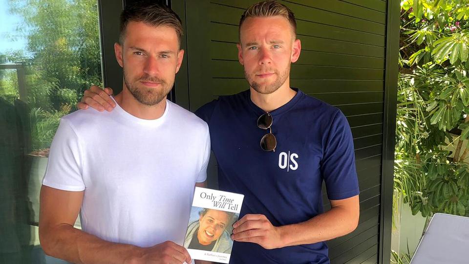 Aaron Ramsey and Chris Gunter 