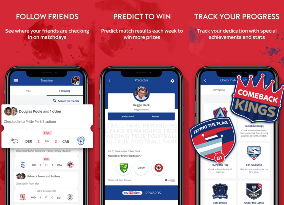 Win with the rewards app...