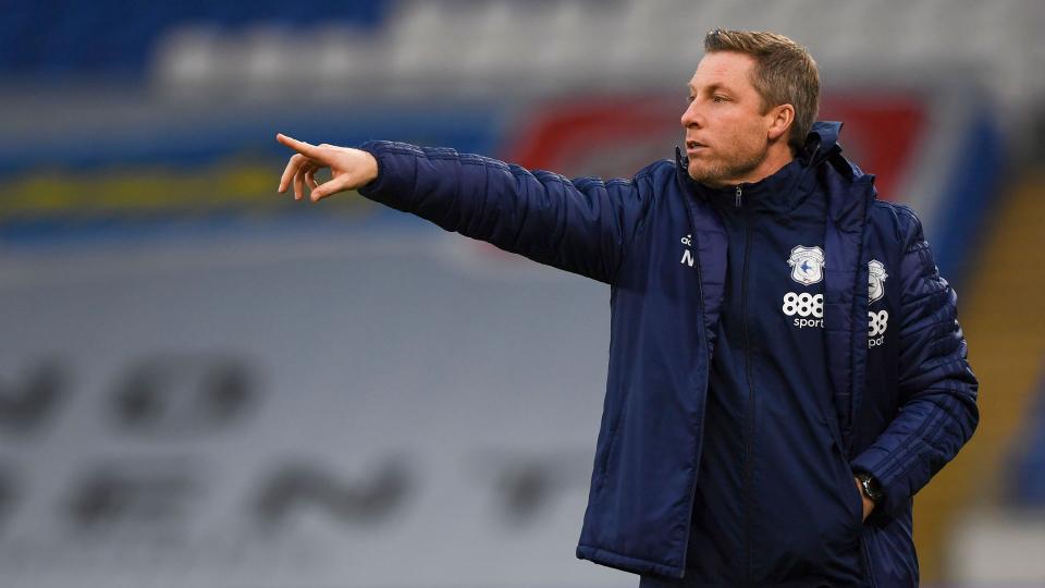 City boss Neil Harris on the touchline at CCS...