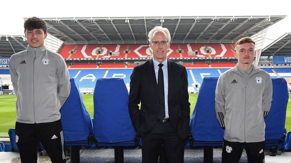Colwill, Davies and Mick McCarthy at CCS...