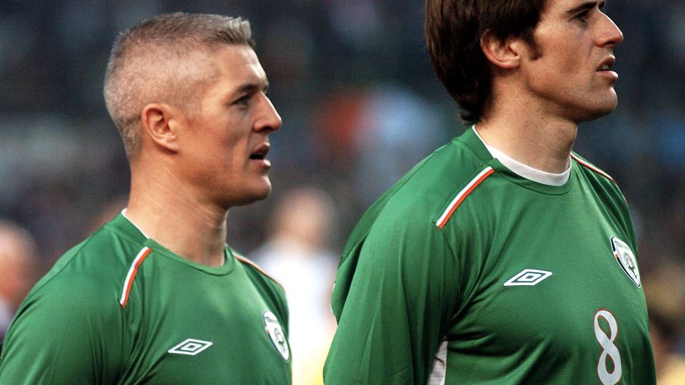 Graham Kavanagh lines up for Ireland...