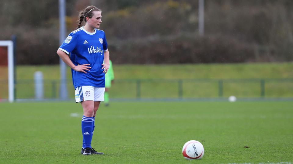 Ffion Price in action at Leckwith...