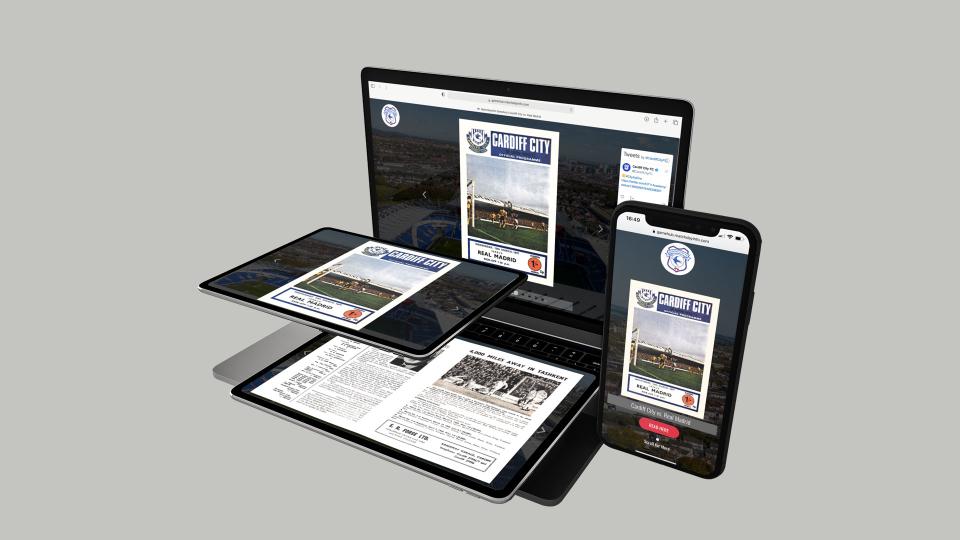 Read the Cardiff City vs. Real Madrid programme on any device...