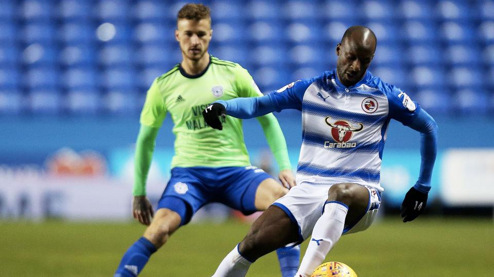 Joe Bennett in action at the Madejski...