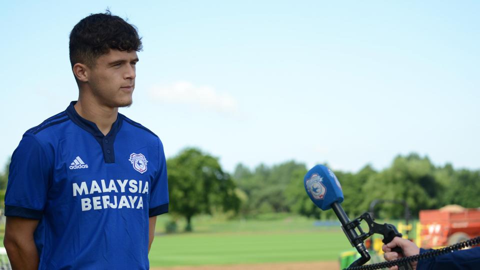 Ryan Giles conducts his interview at the Vale Resort...