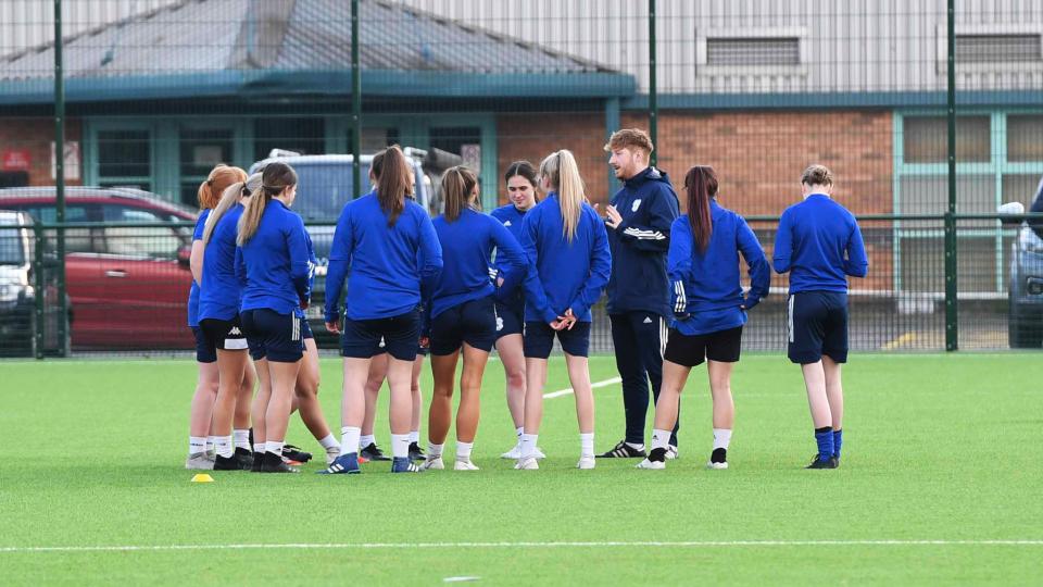 Scott Davies with our U19 side...