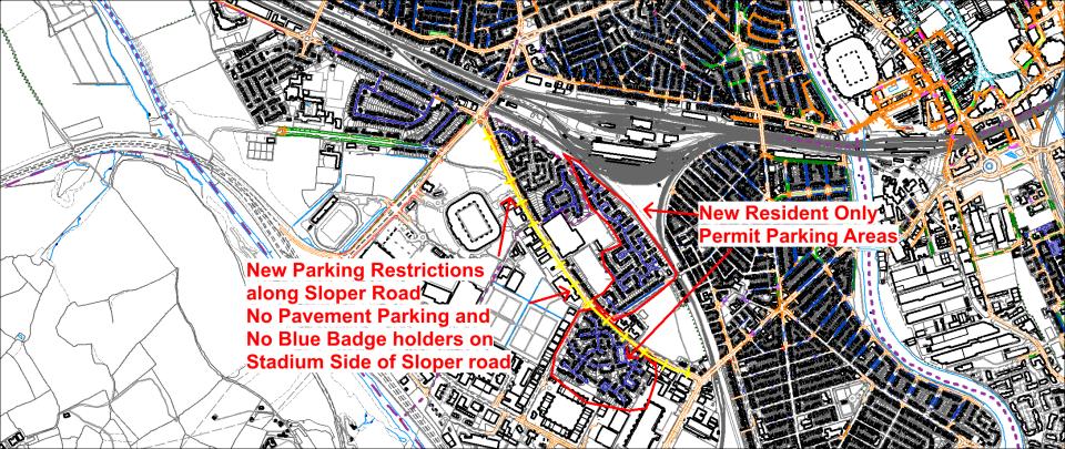 Cardiff City FC New Parking Areas