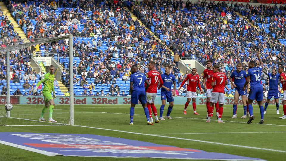 Marlon Pack scores against Barnsley...