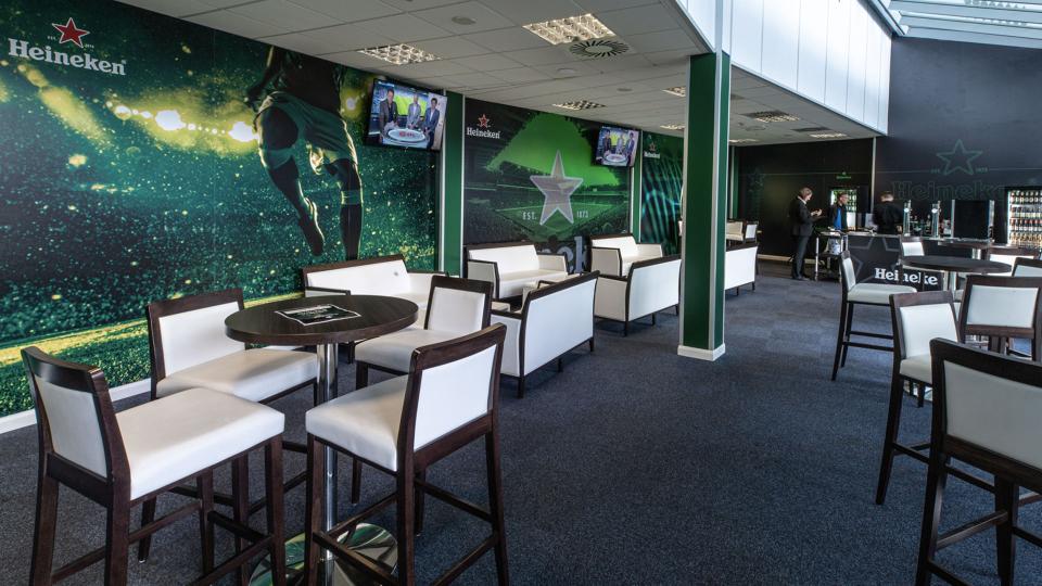 The Heineken Lounge...