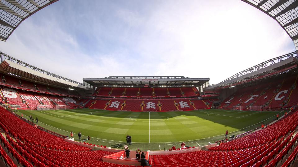 Liverpool's home ground...