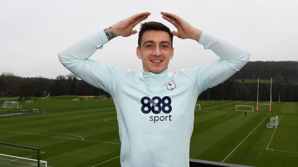 Jordan Hugill has agreed a loan deal with the Bluebirds...