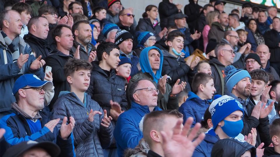 Cardiff City supporters