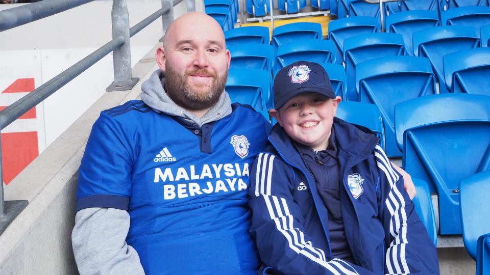 Cardiff City supporters