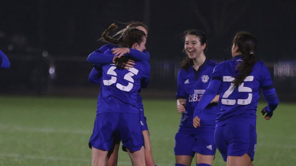 Cardiff City FC Women's U19 side are league champions...